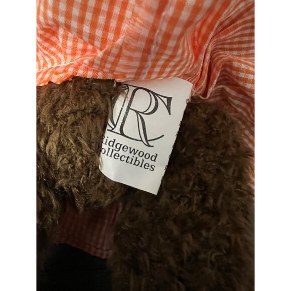 The Ridgewood Collection Tennessee Teddy Bear "Gladys" Plush‎ With Swing Tag - Picture 4 of 5